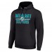 Толстовка Miami Dolphins Starter Unisex Team Mesh Print Graphic Tri-Blend - Black