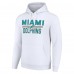 Толстовка Miami Dolphins Starter Unisex Team Mesh Print Graphic Tri-Blend - White