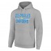Толстовка Los Angeles Chargers Starter Unisex Team Mesh Print Graphic Tri-Blend - Heather Gray