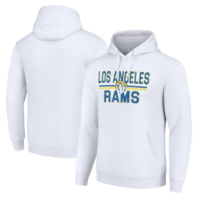 Толстовка Los Angeles Rams Starter Unisex Team Mesh Print Graphic Tri-Blend - White