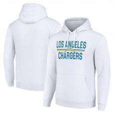 Толстовка Los Angeles Chargers Starter Unisex Team Mesh Print Graphic Tri-Blend - White