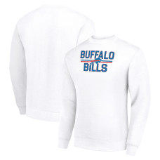 Свитшот Buffalo Bills Starter White Team Mesh Print Graphic Pullover