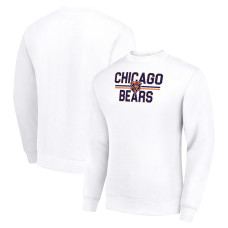 Свитшот Chicago Bears Starter White Team Mesh Print Graphic Pullover
