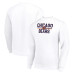 Свитшот Chicago Bears Starter White Team Mesh Print Graphic Pullover