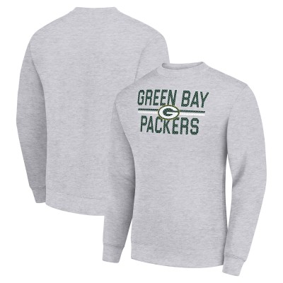Кофта Green Bay Packers Starter Heather Gray Team Mesh Print Graphic