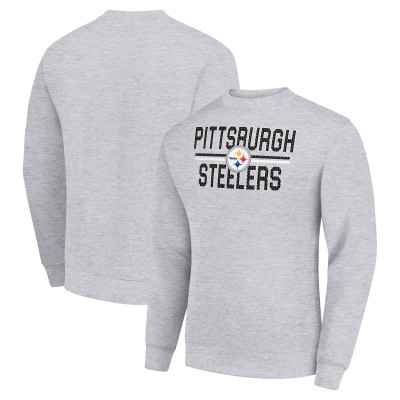 Кофта Pittsburgh Steelers Starter Heather Gray Team Mesh Print Graphic