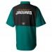 Jacksonville Jaguars Columbia Green Tamiami Color Block Omni-Shade Button-Down Shirt