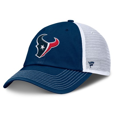 Бейсболка Houston Texans Fanatics Navy/White Trucker