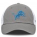 Бейсболка Detroit Lions Fanatics Gray/White Trucker