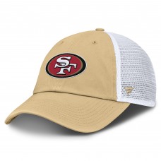 Бейсболка San Francisco 49ers Fanatics Gold/White Trucker