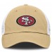 Бейсболка San Francisco 49ers Fanatics Gold/White Trucker
