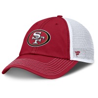 Бейсболка San Francisco 49ers Fanatics Scarlet/White Trucker
