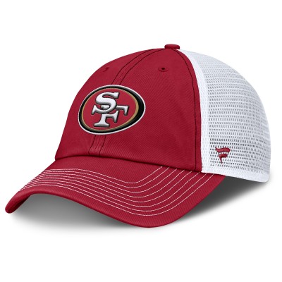 Бейсболка San Francisco 49ers Fanatics Scarlet/White Trucker