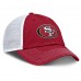 Бейсболка San Francisco 49ers Fanatics Scarlet/White Trucker
