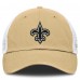 Бейсболка New Orleans Saints Fanatics Gold/White Trucker