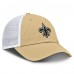 Бейсболка New Orleans Saints Fanatics Gold/White Trucker