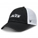 Бейсболка New York Jets Fanatics Black/White Trucker