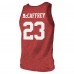 Майка Christian McCaffrey San Francisco 49ers Majestic Threads Tri-Blend Player Name & Number - Scarlet