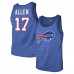 Майка Josh Allen Buffalo Bills Majestic Threads Tri-Blend Player Name & Number - Royal