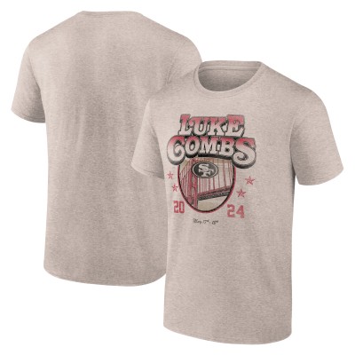 Футболка Luke Combs x San Francisco 49ers Growin Up and Gettin Old Tour - Tan