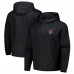 Толстовка на молнии Atlanta Falcons Dunbrooke Black Tropic Waterproof Packable