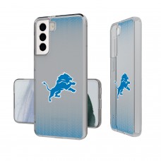 Detroit Lions Linen Logo Galaxy Clear Case