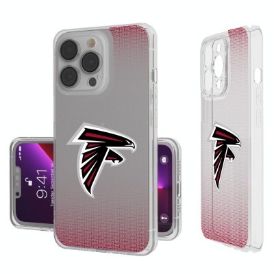 Atlanta Falcons Linen Logo iPhone Clear Case