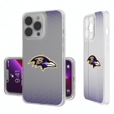 Baltimore Ravens Linen Logo iPhone Clear Case