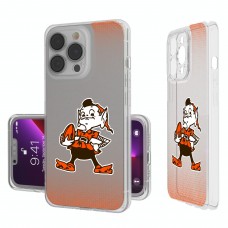 Cleveland Browns Linen Logo iPhone Clear Case