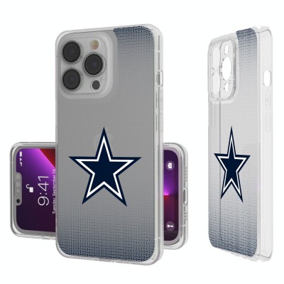 Dallas Cowboys Linen Logo iPhone Clear Case