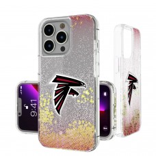 Atlanta Falcons Linen Logo iPhone Glitter Case