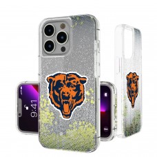 Chicago Bears Linen Logo iPhone Glitter Case