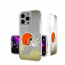 Cleveland Browns Linen Logo iPhone Glitter Case