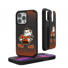 Cleveland Browns Linen Logo iPhone Rugged Case