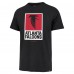 Футболка Atlanta Falcons 47 Black Sixty-Six Collection Franklin