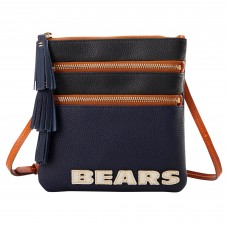 Chicago Bears Dooney & Bourke Infield Triple Zip Crossbody Purse