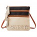 Сумка через плечо New Orleans Saints Dooney & Bourke Infield Triple Zip
