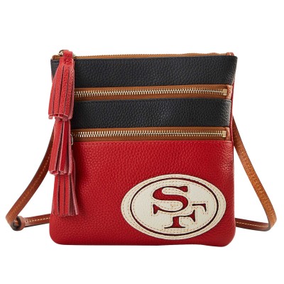 Сумка через плечо San Francisco 49ers Dooney & Bourke Infield Triple Zip