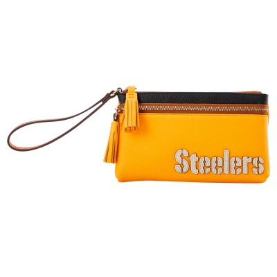 Pittsburgh Steelers Dooney & Bourke Infield Double-Zip Wristlet