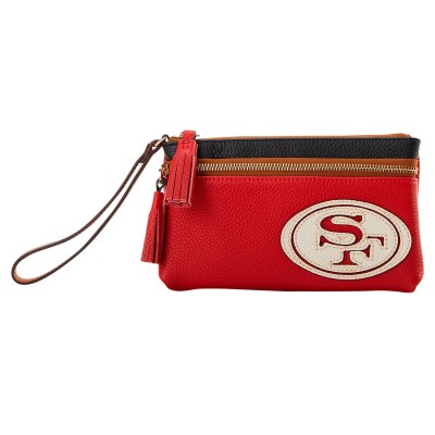 San Francisco 49ers Dooney & Bourke Infield Double-Zip Wristlet