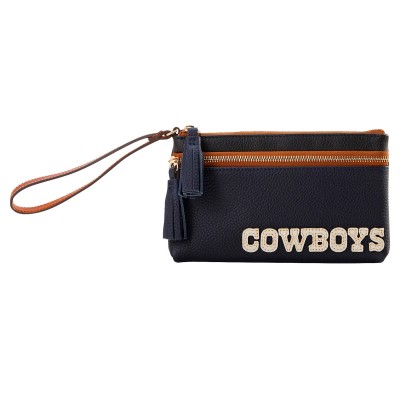 Dallas Cowboys Dooney & Bourke Infield Double-Zip Wristlet