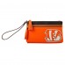 Cincinnati Bengals Dooney & Bourke Infield Double-Zip Wristlet Cincinnati Bengals Dooney & Bourke Infield Double-Zip Wristlet