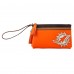 Miami Dolphins Dooney & Bourke Infield Double-Zip Wristlet