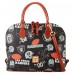 Las Vegas Raiders Dooney & Bourke Game Day Zip Zip Satchel Las Vegas Raiders Dooney & Bourke Game Day Zip Zip Satchel