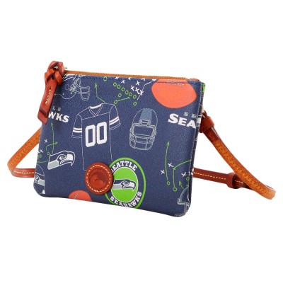 Сумка через плечо Seattle Seahawks Dooney & Bourke Top Zip