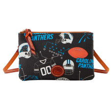 Сумка через плечо Carolina Panthers Dooney & Bourke Top Zip Purse Сумка через плечо Carolina Panthers Dooney & Bourke Top Zip Purse
