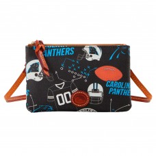 Carolina Panthers Dooney & Bourke Top Zip Crossbody Purse