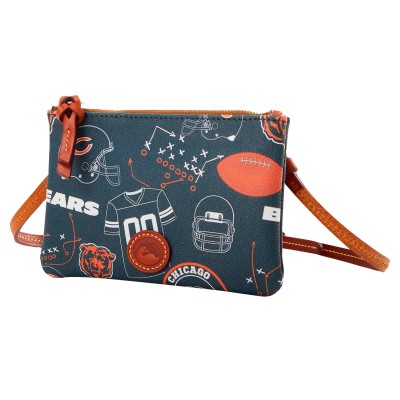 Chicago Bears Dooney & Bourke Top Zip Crossbody Purse