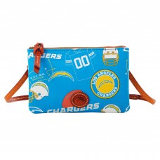 Los Angeles Chargers Dooney & Bourke Top Zip Crossbody Purse