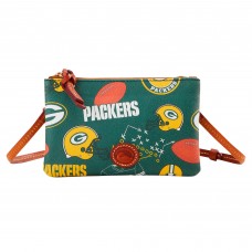 Green Bay Packers Dooney & Bourke Top Zip Crossbody Purse